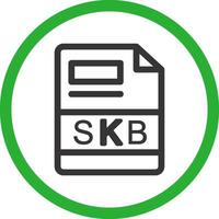 skb creativo icono diseño vector