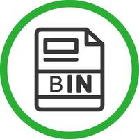 BIN Creative Icon Design vector