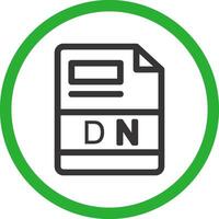 DN Creative Icon Design vector