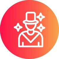 Magician Creative Icon Design vector