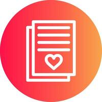 Love Letter Creative Icon Design vector