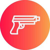 Gun Creative Icon Design vector