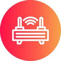 Router Creative Icon Design vector