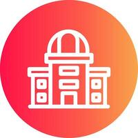 City Hall Creative Icon Design vector