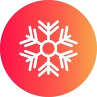 diseño de icono creativo de copo de nieve vector