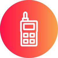 Walkie Talkie Creative Icon Design vector