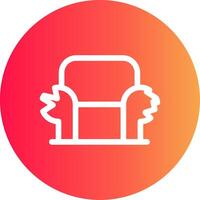 Sofa Creative Icon Design vector