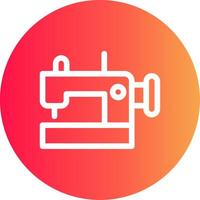 Sewing Machine Creative Icon Design vector