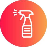 Spray Bottle Creative Icon Design vector