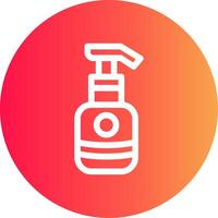 Shampoo Creative Icon Design vector