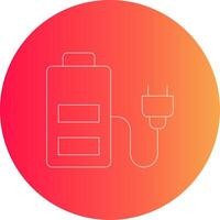 Charging Creative Icon Design vector