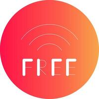 Free Wifi Creative Icon Design vector