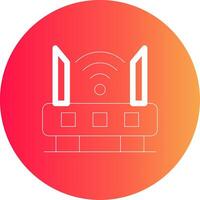 Router Creative Icon Design vector