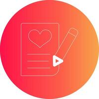Writing Creative Icon Design vector