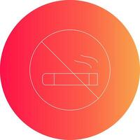 Smoking Area Creative Icon Design vector