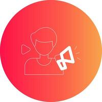 Advertising Creative Icon Design vector