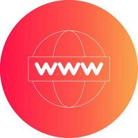 WWW Creative Icon Design vector