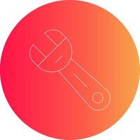 Wrench Creative Icon Design vector