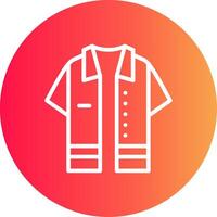 Shirt Creative Icon Design vector