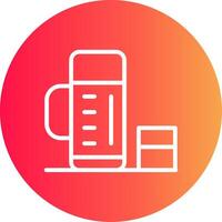 Thermos Creative Icon Design vector