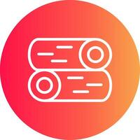Log Creative Icon Design vector