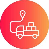 Delivery Creative Icon Design vector