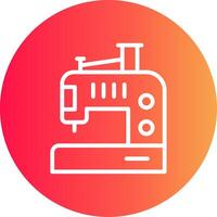 Sewing Machine Creative Icon Design vector