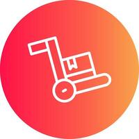 Trolley Creative Icon Design vector