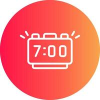 Alarm Creative Icon Design vector