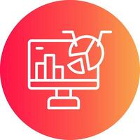 Data Analytics Creative Icon Design vector