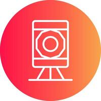 Theodolite Creative Icon Design vector