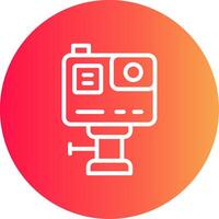 Action Camera Creative Icon Design vector