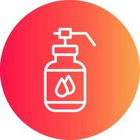 Shampoo Creative Icon Design vector