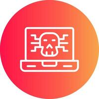 diseño de icono creativo de malware vector