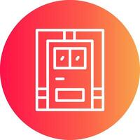 Room Door Creative Icon Design vector