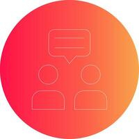 Dialogue Creative Icon Design vector