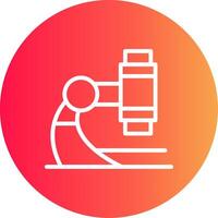 Microscope Creative Icon Design vector