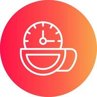 Tea Time Creative Icon Design vector