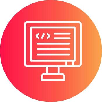 Code Creative Icon Design vector