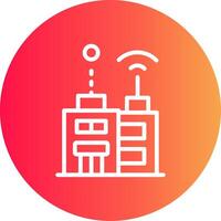 Smart City Creative Icon Design vector