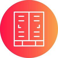 Lockers Creative Icon Design vector