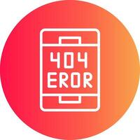 Error Creative Icon Design vector