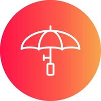 Umbrella Creative Icon Design vector