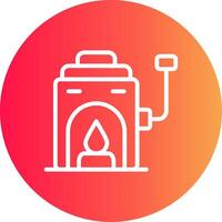 Furnace Creative Icon Design vector