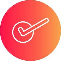 Check Creative Icon Design vector