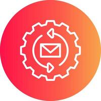 Marketing Automation Creative Icon Design vector