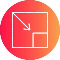 Downsizing Creative Icon Design vector