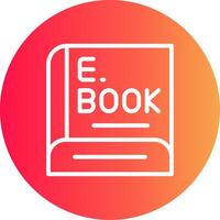 Ebook Creative Icon Design vector