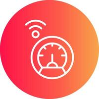 Smart Meter Creative Icon Design vector