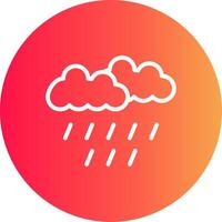 Rainy Day Creative Icon Design vector